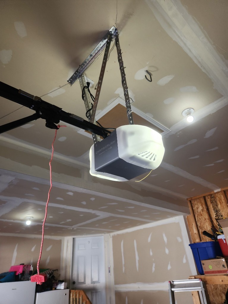Chamberlain myQ garage door opener installation in Stittsville